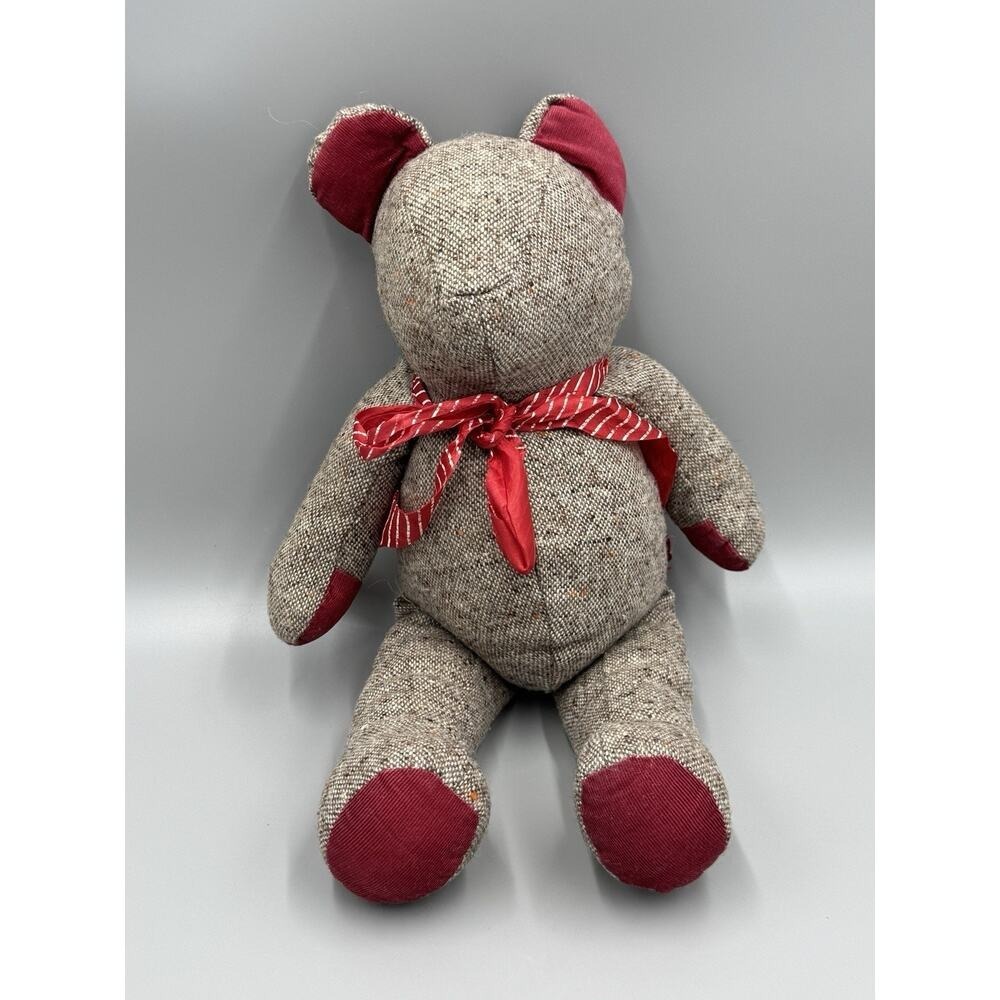 Vintage Handmade Ruthann Teddy Bear Plush 16" Stuffed Animal